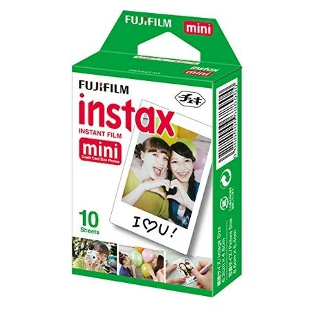 Fujifilm Instax Mini Film Single Pack 10 sheets per Pack | Walmart (US)