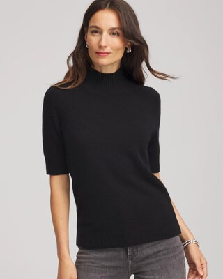 Cashmere Elbow-Sleeve Sweater | Chico's