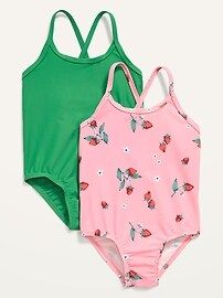 2-Pack One-Piece Swimsuit for Toddler Girls | Old Navy (US)