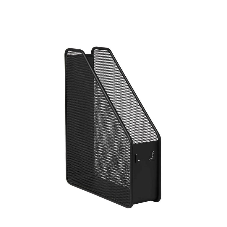 Pen+Gear, File Organizers, Metal Mesh Magazine File Holder, Black, One Compartment | Walmart (US)