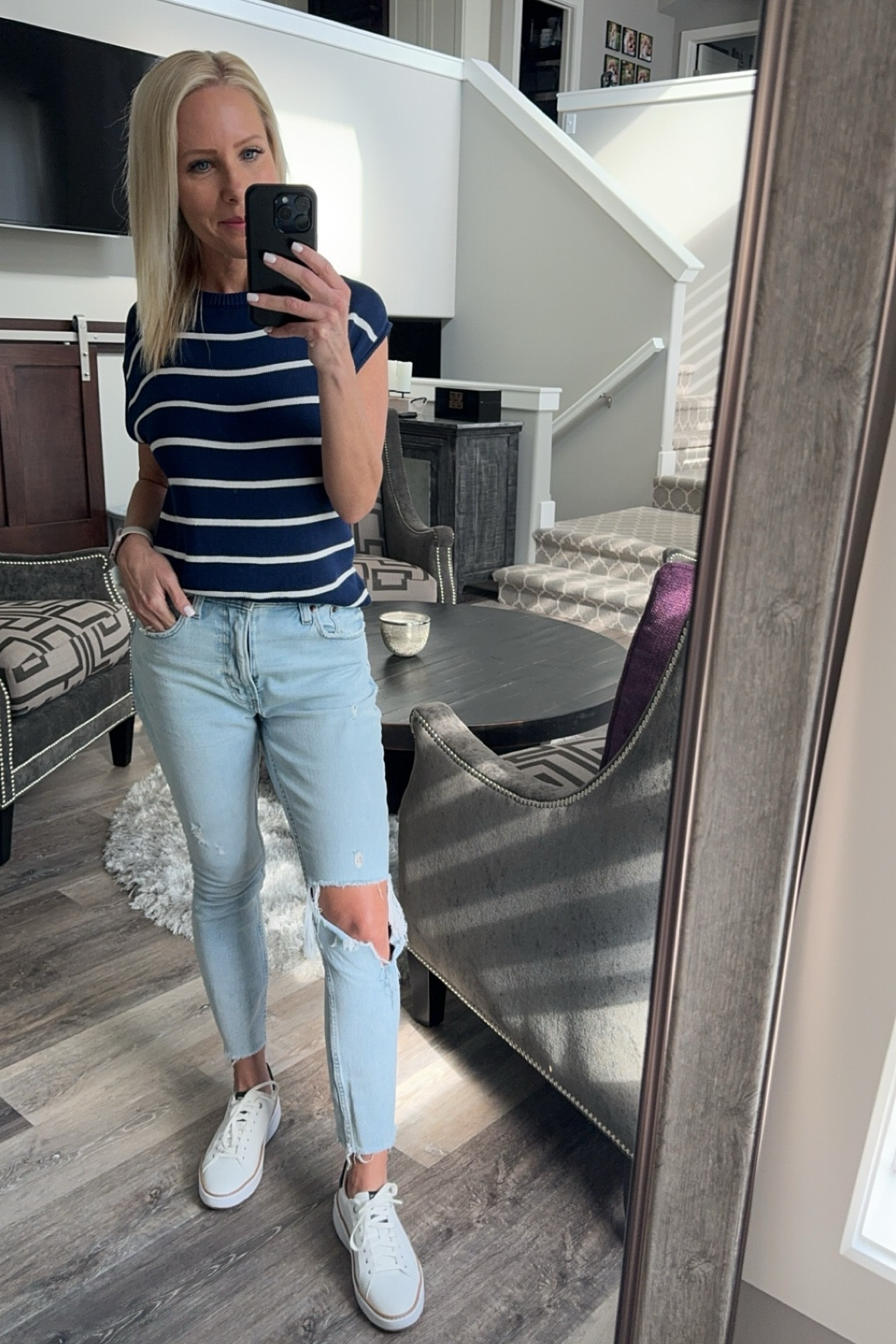 A causal Spring look! 

#amazon 
#abercrombie
#womens fashion 

#LTKsalealert #LTKfindsunder50 #LTKover40