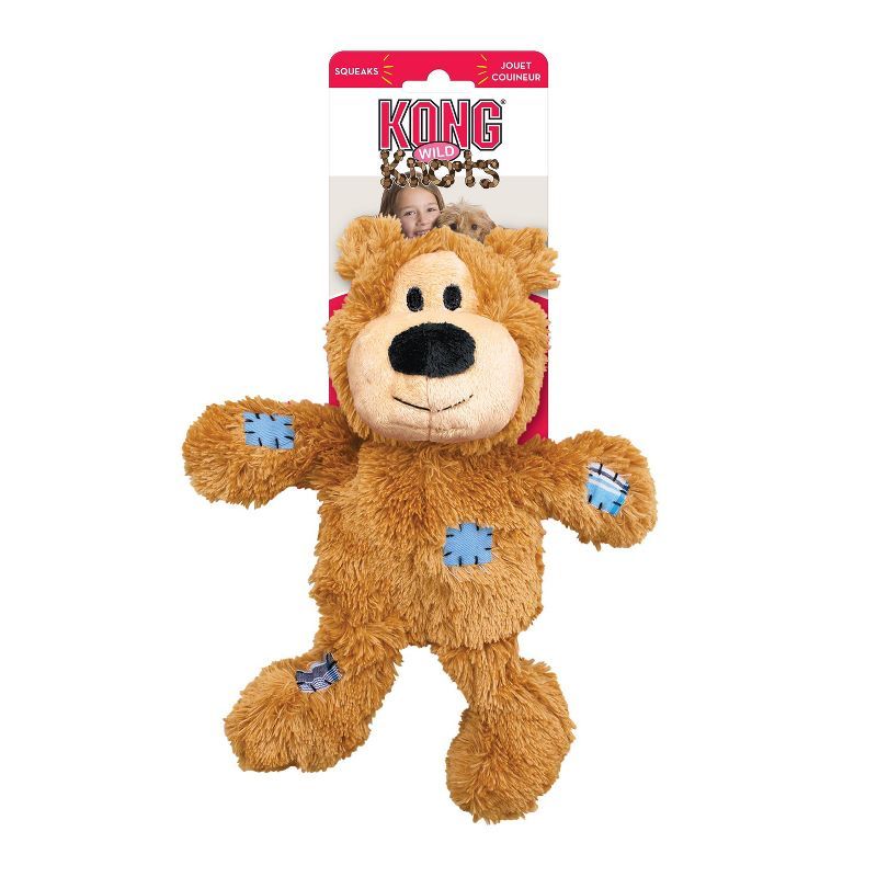 KONG Wild Knots Bear Dog Toy - Light Brown - M/L | Target