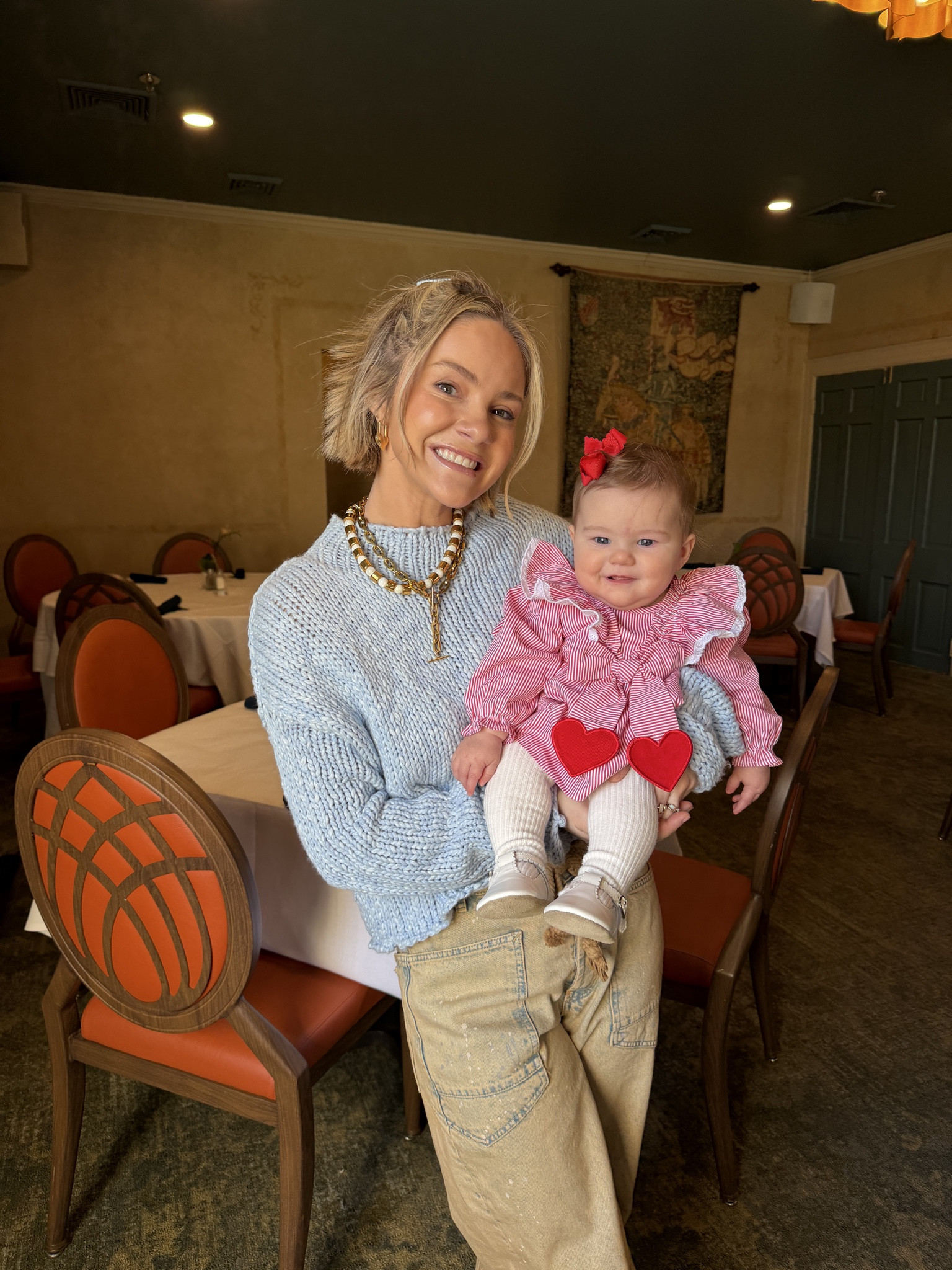 Mom and daughter OOTD! Love her little valentines outfit from Cecil and Lou!

#LTKootd #LTKValentine