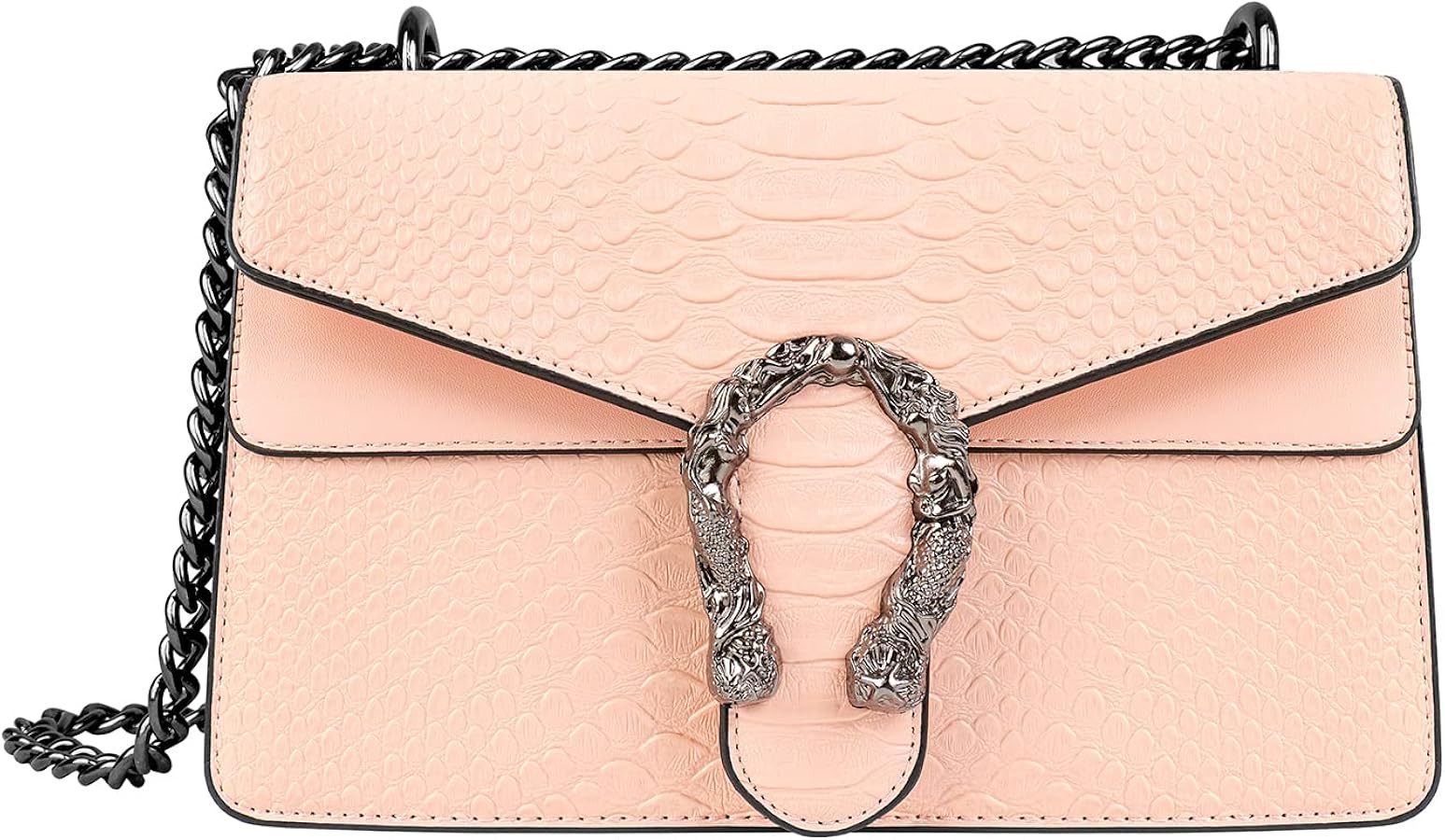 JBB Crossbody Shoulder Purses Women Snake-Printed Leather Evening Clutch Chain Strap Small Satche... | Amazon (US)