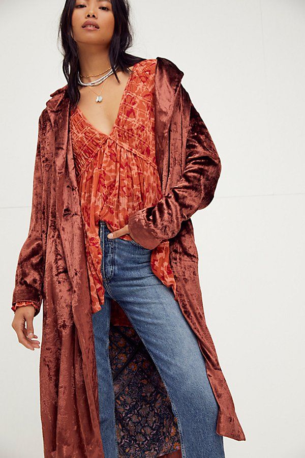 Dark Romance Tunic by Free People, Merlot Combo, XS | Free People (Global - UK&FR Excluded)