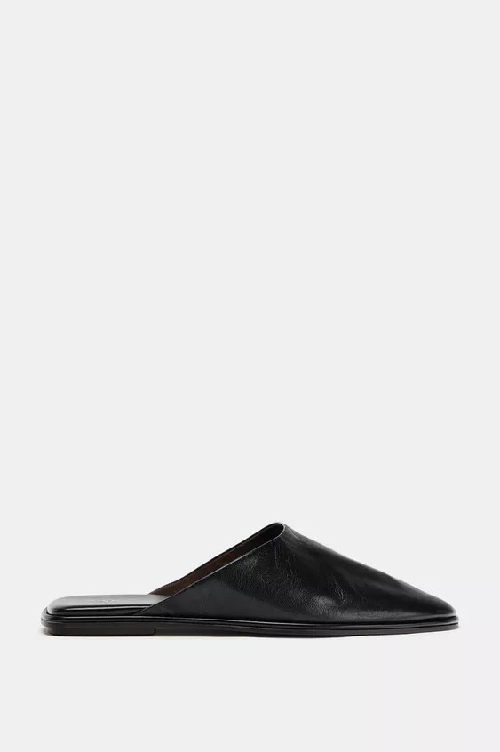 LEATHER MULES | Zara US