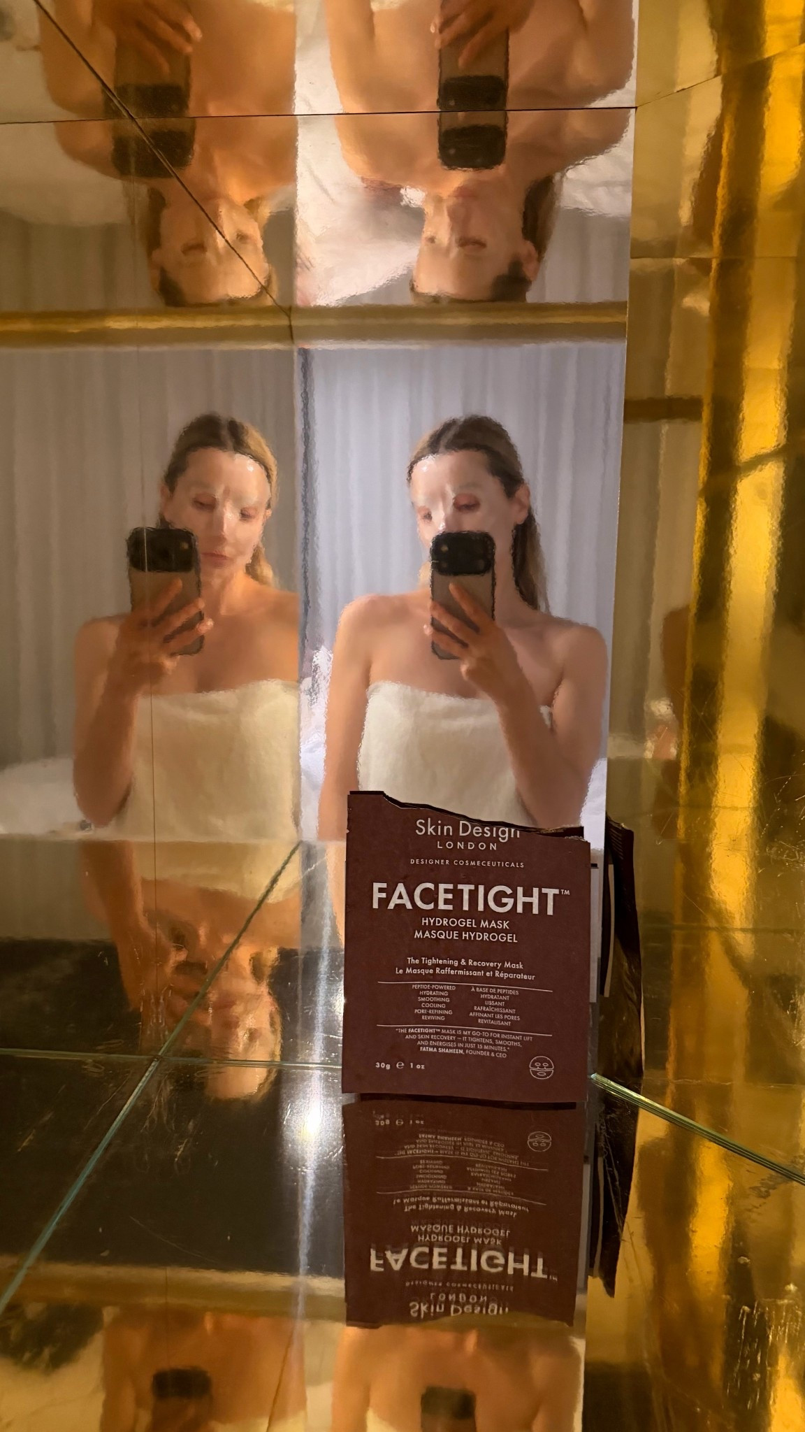 Glam before show: A professional Hydrogel mask at home!  

#LTKselfcare #LTKBeauty