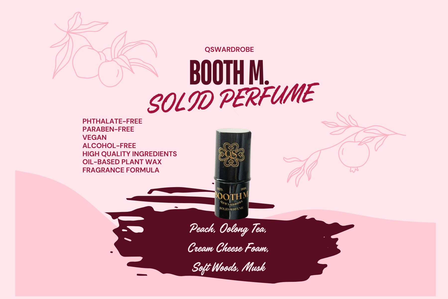 A scent that lingers like a soft memory you don’t want to forget
🍑 Peach kissed with oolong tea, wrapped in creamy sweetness, and grounded in warm musk…this is intimacy in small but mighty packaging. Coming soon...

#solidperfume #LuxuryFragrance #cleanbeautyproducts #perfumelovers #bodycareroutine