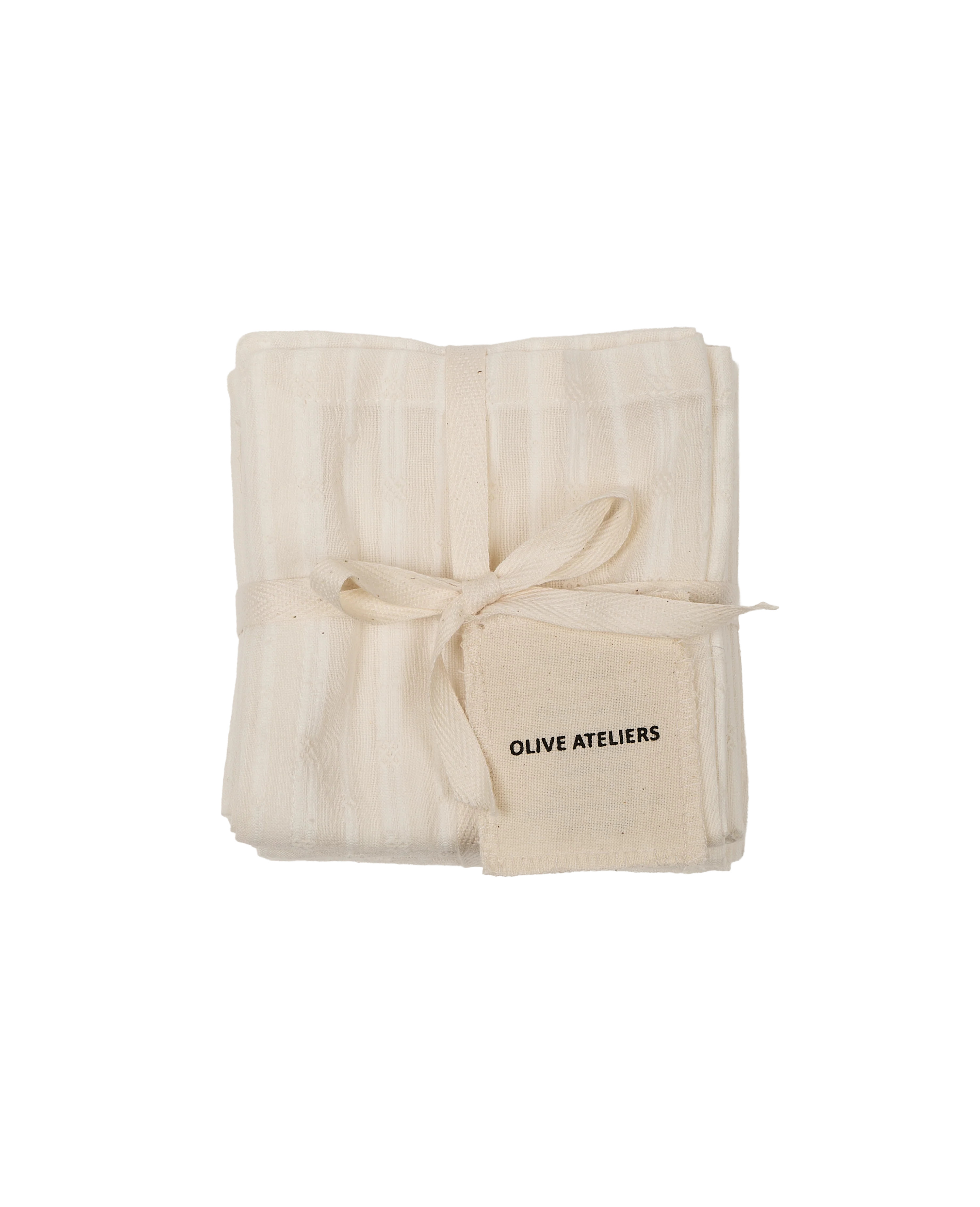 Cotton Dobby Napkin Set | Olive Ateliers