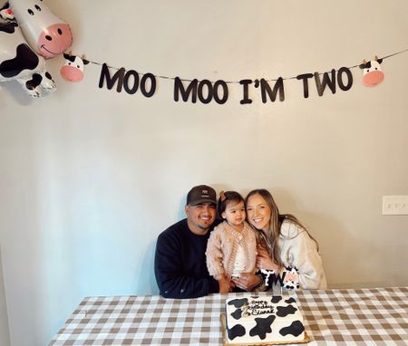 Moo Moo I’m Two Birthday Party 🐄 Cow 2nd Birthday 🖤 2nd birthday party ideas farm animals 

#LTKfamily #LTKbaby #LTKkids