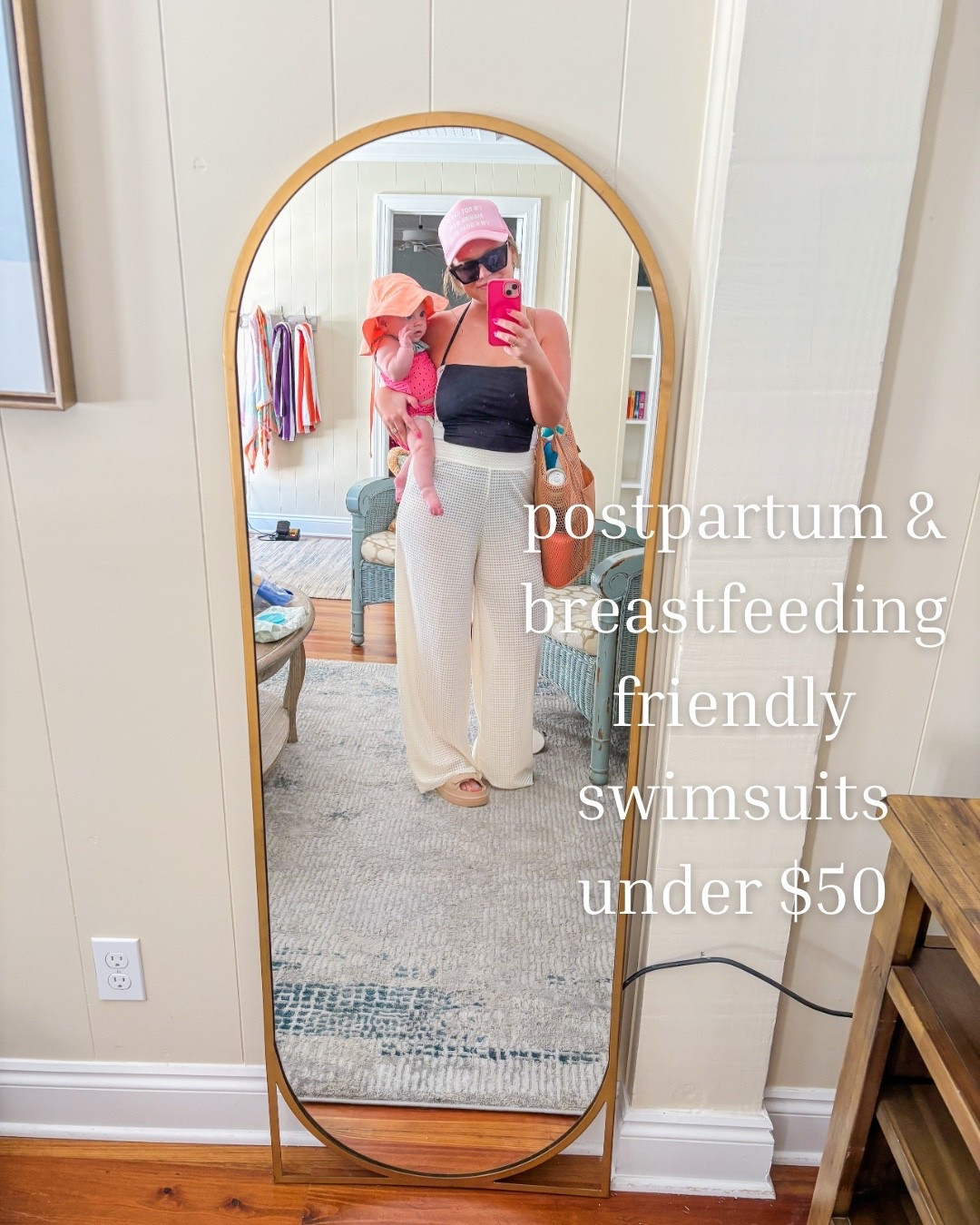 Postpartum friendly swim - in a large 

#LTKSwim #LTKMidsize #LTKBump