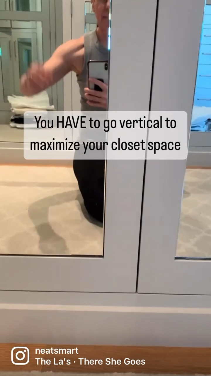 Go vertical with your shoe storage to save space & make it pretty  

#LTKhome