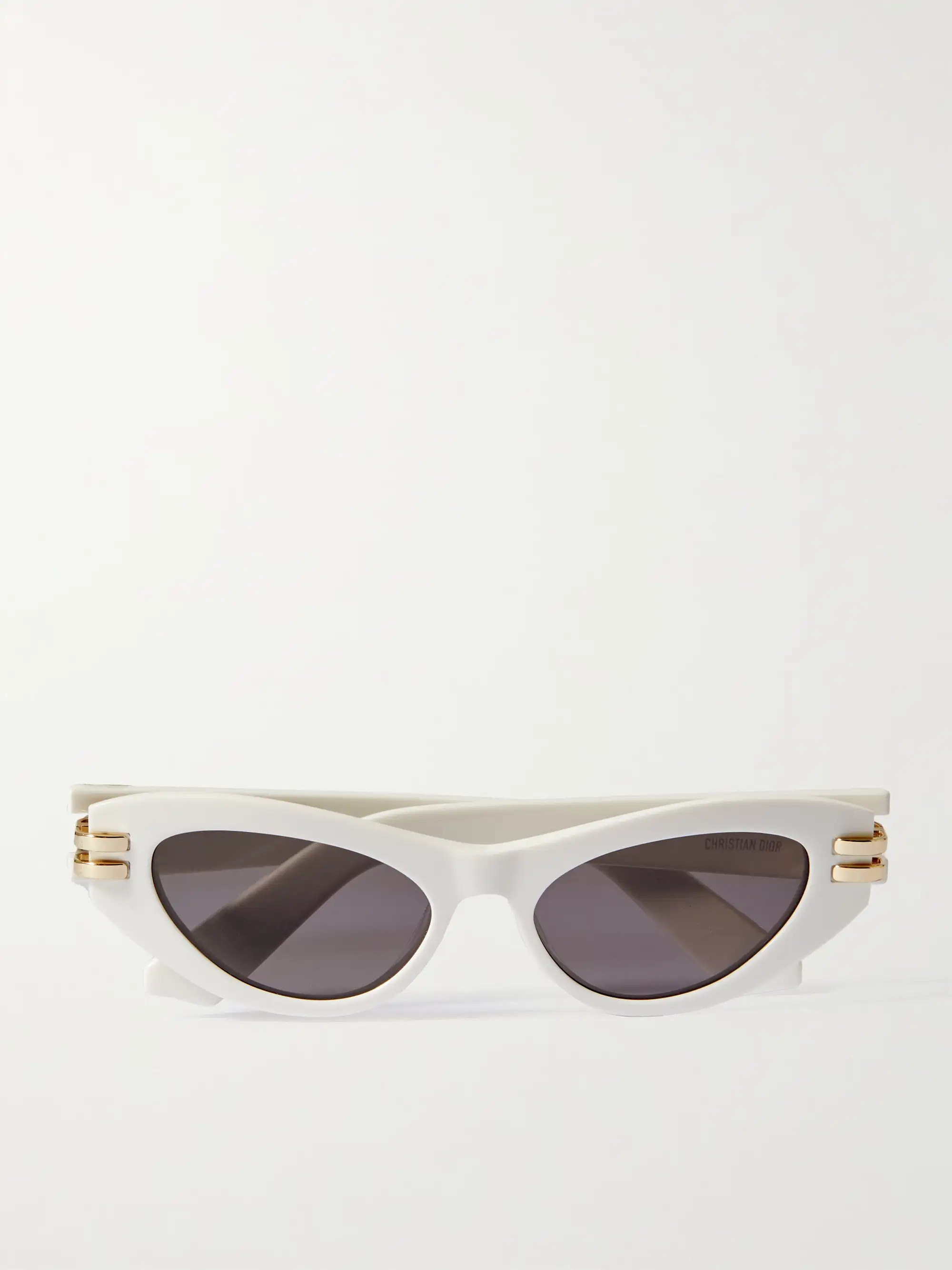 CDior B1U cat-eye acetate and gold-tone sunglasses | NET-A-PORTER (UK & EU)