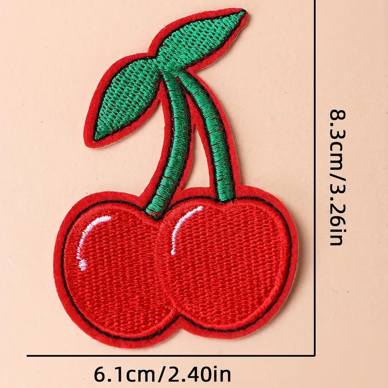 Cherry Cloth Patches Ironing Style Embroidery Applique Iron - Temu | Temu Affiliate Program