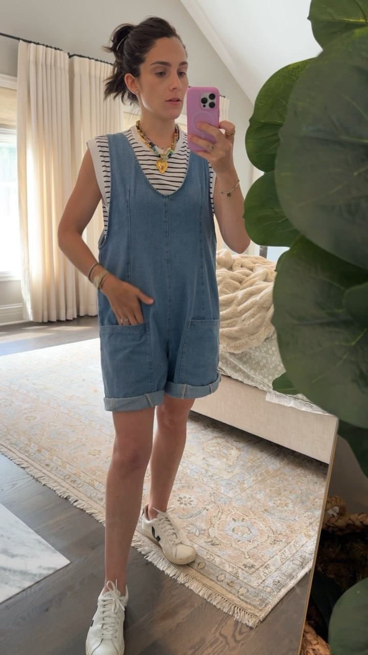 Denim romper overalls look for less from Amazon! Perfect for mom life and casual summer outings! 



#LTKFindsUnder50 #LTKStyleTip