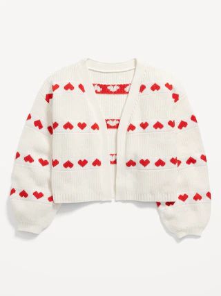 Printed Open-Front Cardigan for Girls | Old Navy (US)