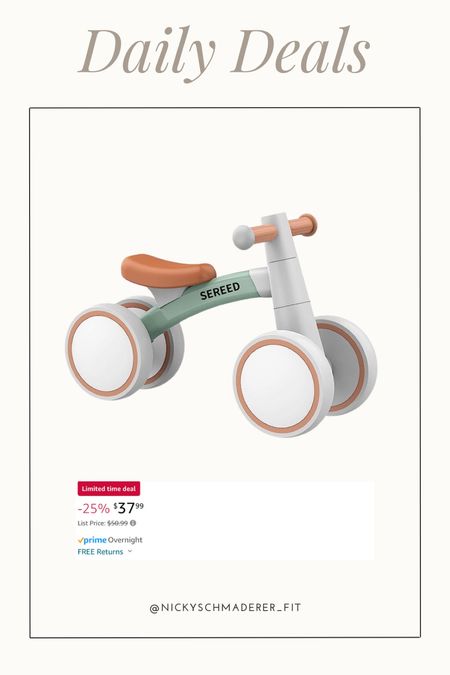 Baby balance bike on sale at Amazon! 

#LTKsalealert #LTKkids #LTKbaby