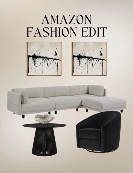 Amazon home fashion edit let’s elevate your home in 2024 affordable artwork, gorgeous sofa, perfect for the entire family. Stunning barrel chair comes in multiple colors, dining table, which could be used as an accent table for a larger space and this on trend and stylish bowl. Perfect for adding any type of organic materials

#ltklivingroom
#livingroom
#2024hometrends

#LTKhome #LTKstyletip #LTKsalealert