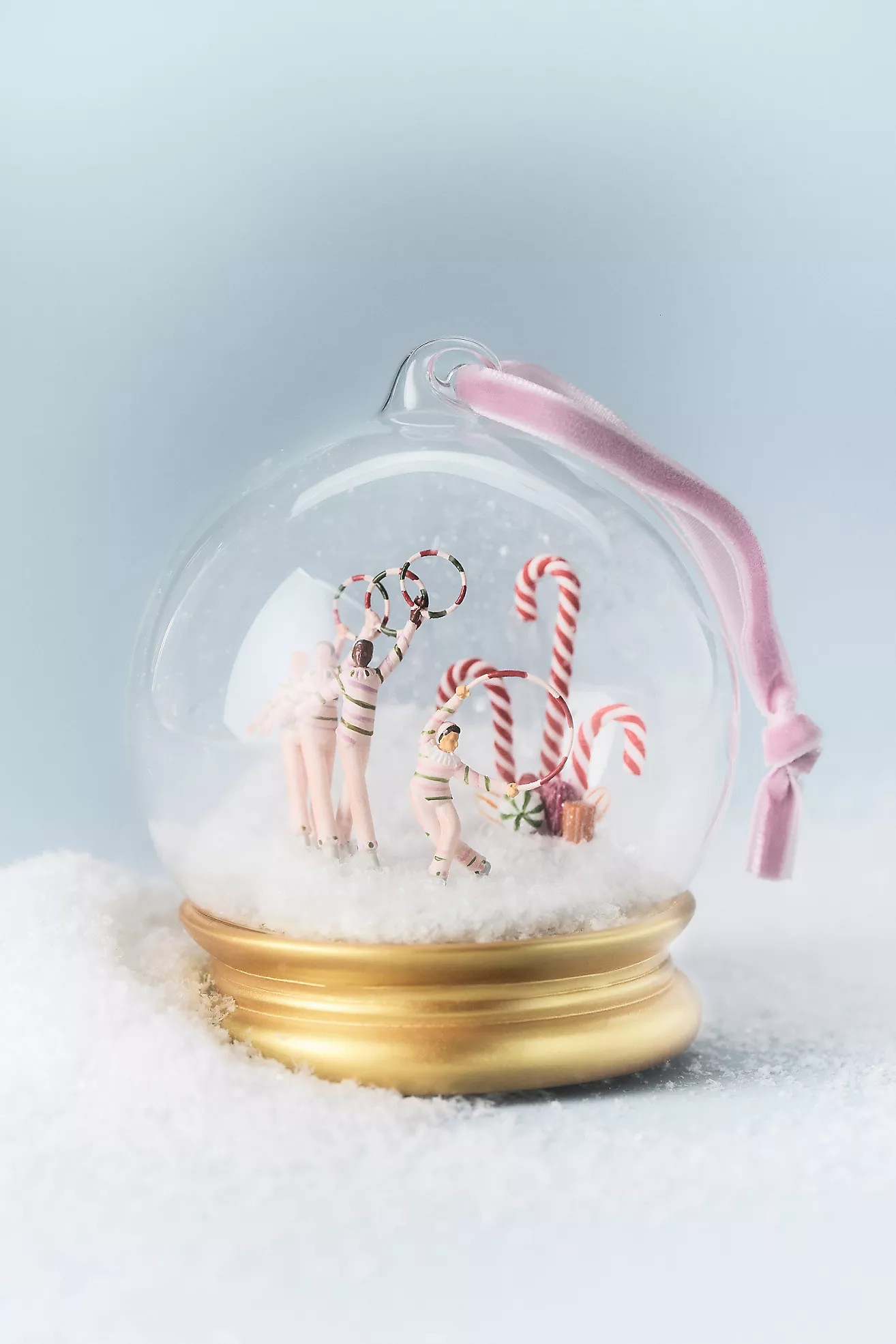 New York City Ballet Glass Snowglobe Ornament | Anthropologie (US)