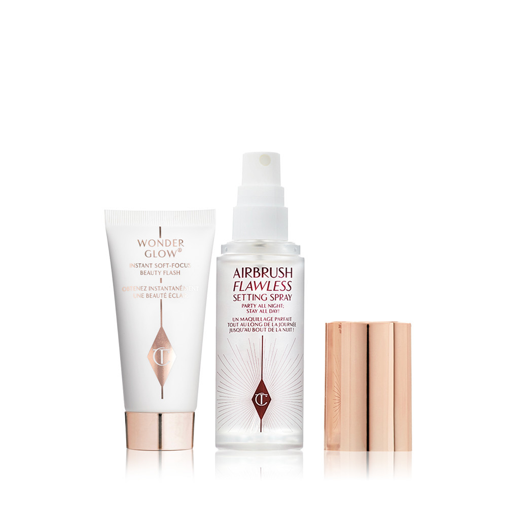 Ready, Set, Glow Travel Kit – Travel Setting Spray & Primer Kit  | Charlotte Tilbury | Charlotte Tilbury (US)