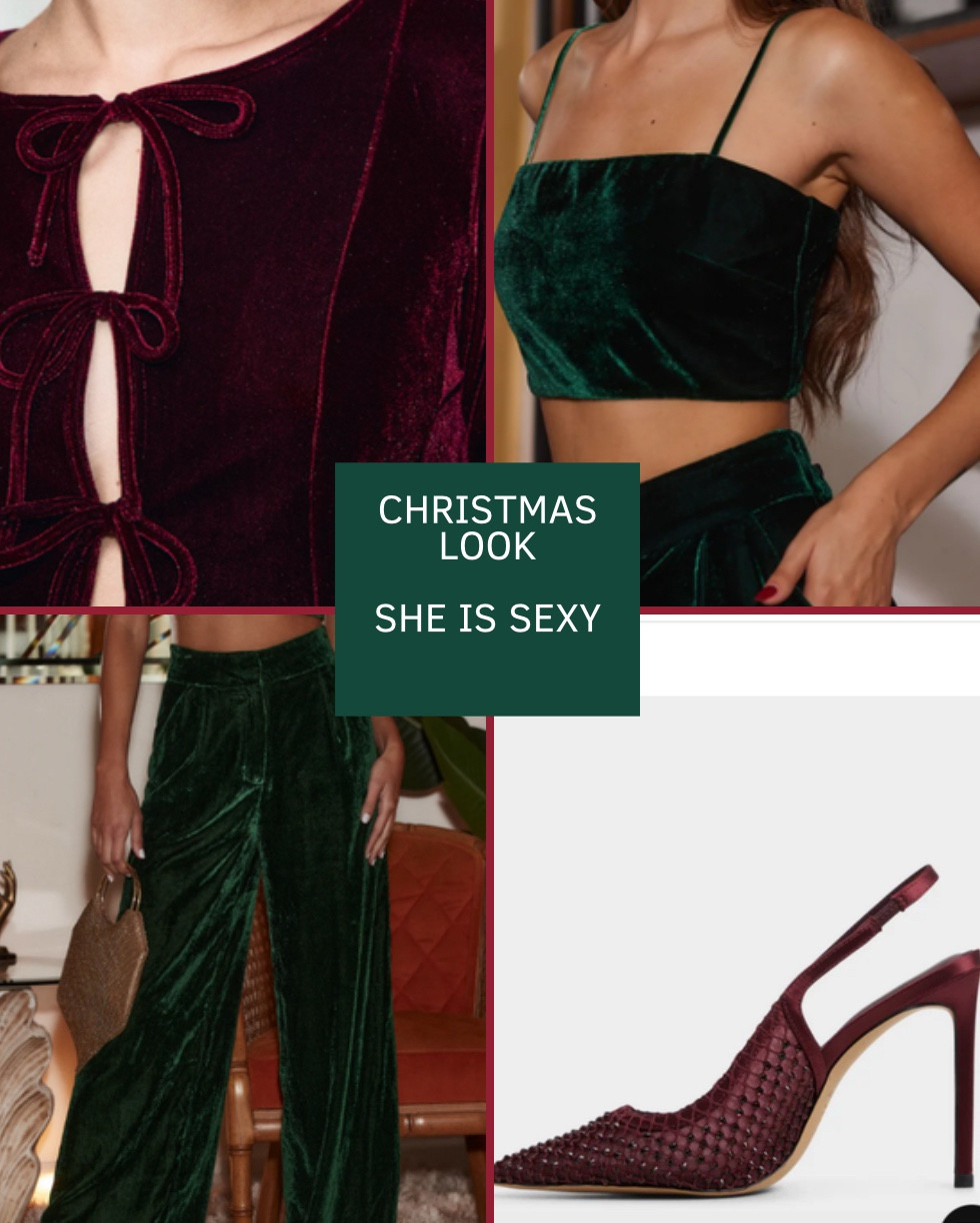 Holiday, but elevated.
Velvet. Jewel tones. Sexy. 

It’s the rich textures, the jewel tones, and the accessories that make it luxe—not loud.

Everything linked on LTK. 💚❤️

#LTKootd #LTKSeasonal #LTKHoliday