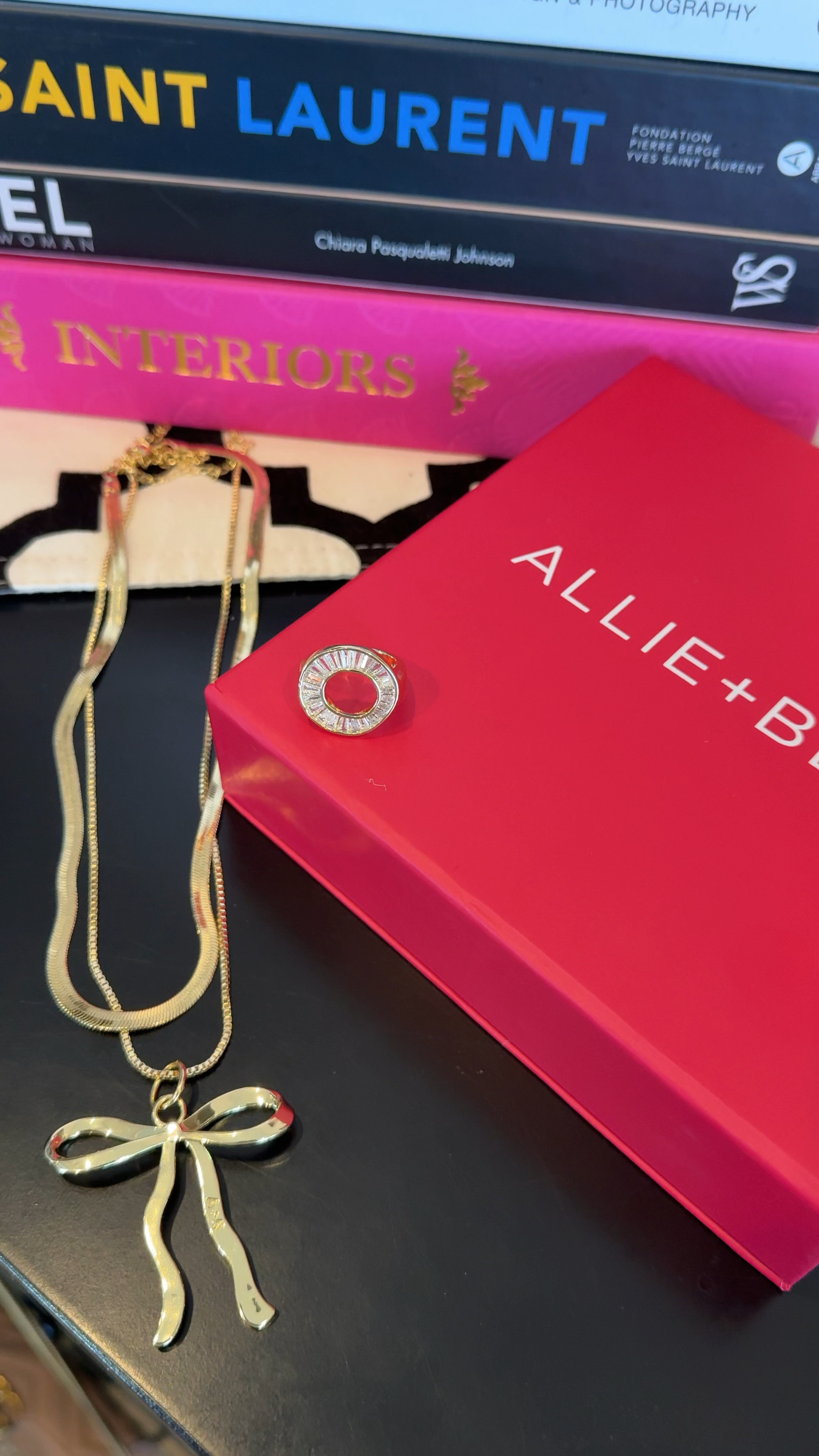 30% off sitewide
Allie & Besd

Bow necklace 

Eli chain 

Circle ring 

Great gifts and comes gift wrapped 



#LTKCyberWeek #LTKSaleAlert #LTKGiftGuide