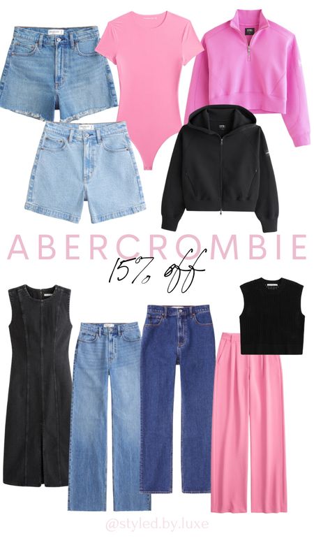 Abercrombie 15% off!

Abercrombie sale - Abercrombie jeans - pink bodysuit - spring clothes - casual outfit ideas 

#LTKSeasonal #LTKstyletip #LTKsalealert