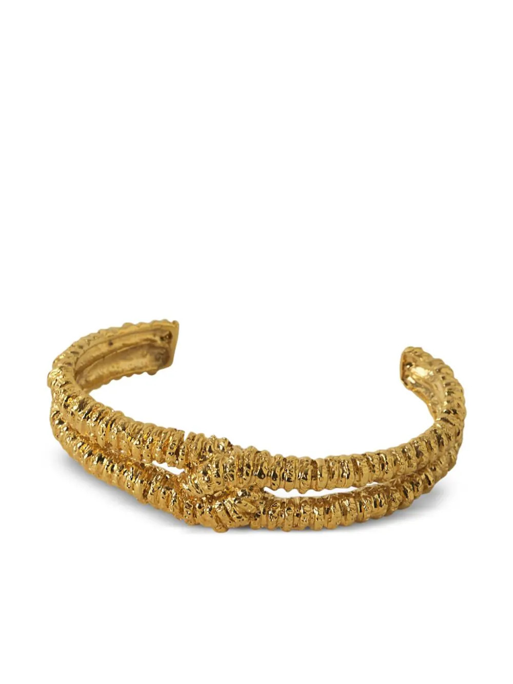 Paola Sighinolfi Ocaso textured bracelet - Gold | Farfetch Global