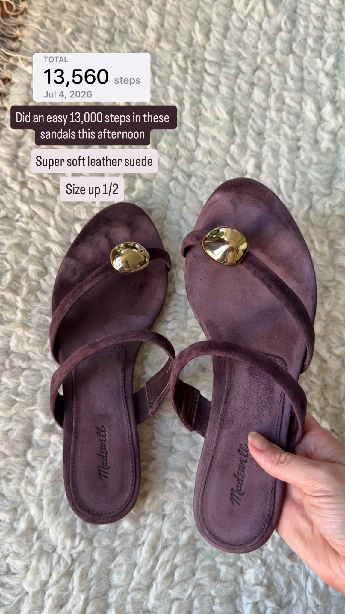 40% off the comfiest suede sandals from Madewell
Wearing size 7

#LTKSaleAlert #LTKootd #LTKdayinmylife