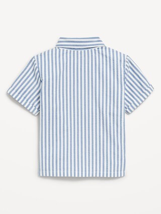 Printed Short-Sleeve Pocket Shirt for Toddler Boys | Old Navy (US)
