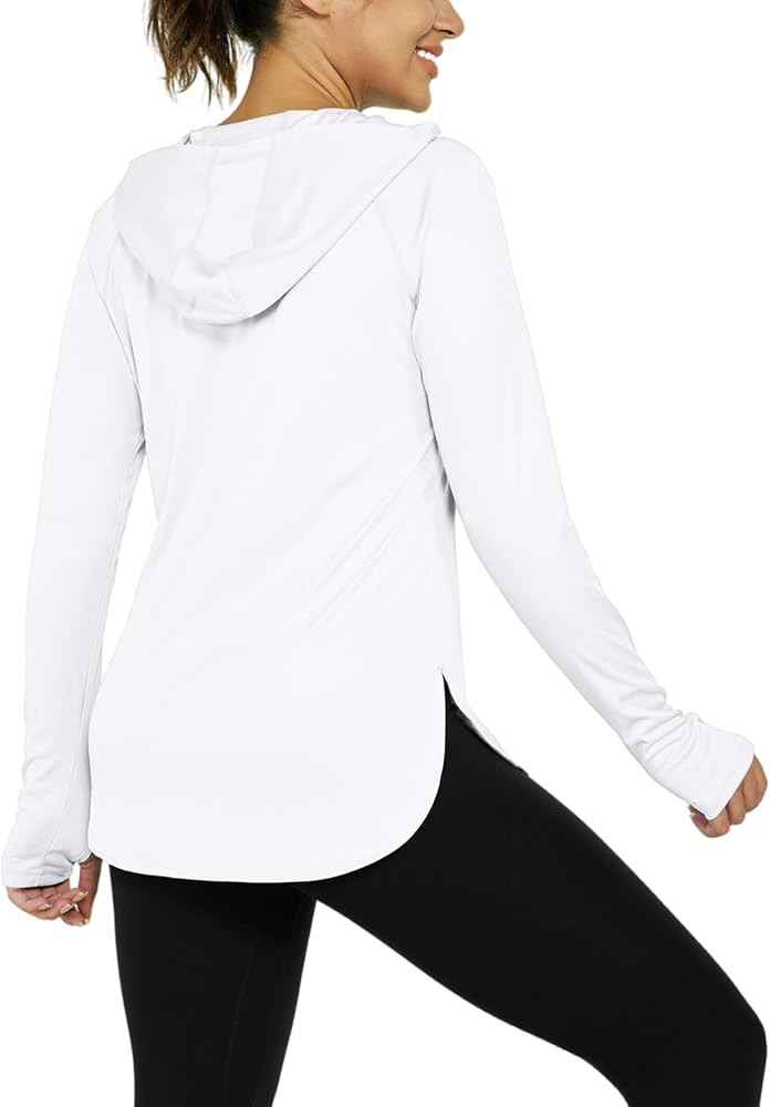 Women's Sun Protection Shirt UPF 50+ Long Sleeve Hoodie UV SPF T-Shirts Rash Guard Hiking Quick D... | Amazon (US)