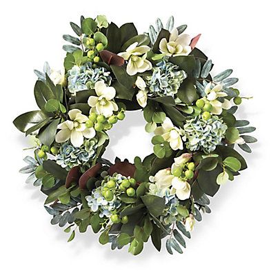Magnolia Crabapple Wreath | Frontgate | Frontgate