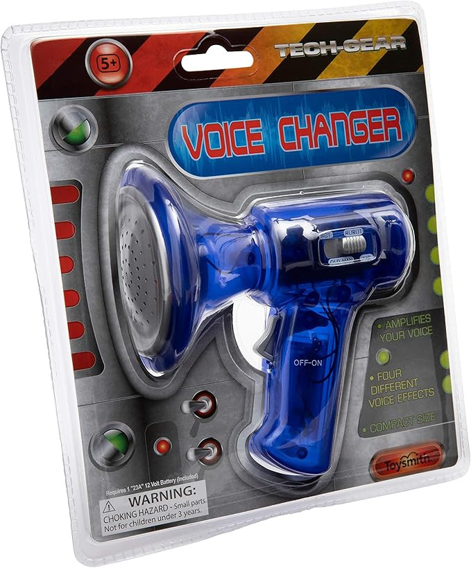 Toysmith Tech Gear Multi Voice Changer (6.5-Inch Various Colors) | Amazon (US)
