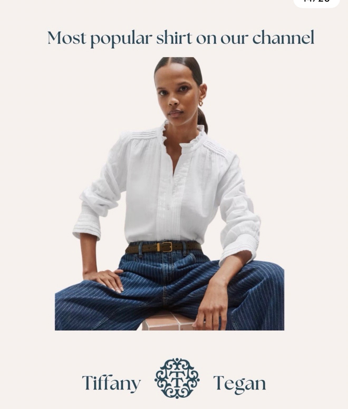 Viral top! We love this beautiful shirt. Wear it with a pair of jeans for a casual look or a wide leg pant for a dressier look. 
s

#LTKMidsize #LTKOver40