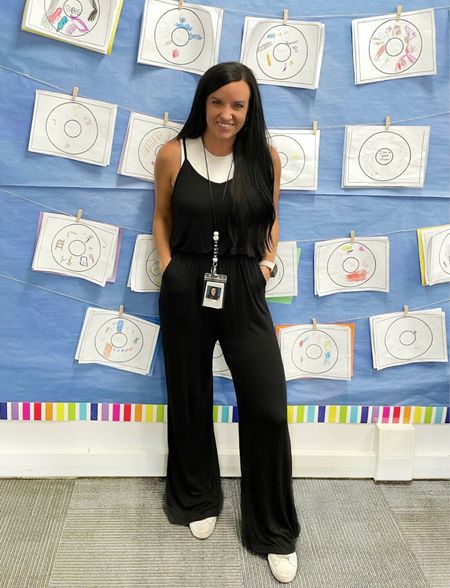 My favorite jumpsuit!

I sized up to a M in the jumpsuit, and got my normal size S in this bodysuit.

#LTKunder50 #LTKBacktoSchool #LTKsalealert