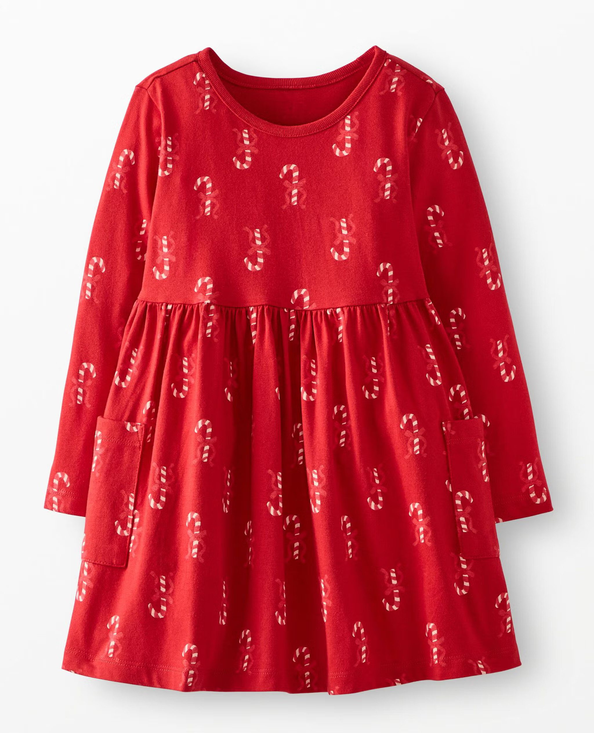 Holiday Long Sleeve Playground Dress with Pockets | Hanna Andersson