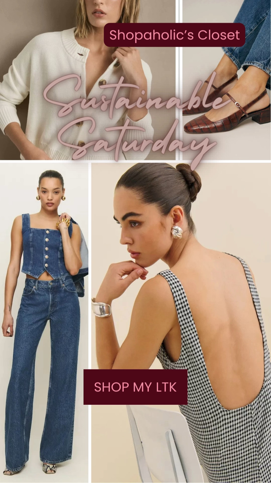 Happy Sustainable Saturday !

Featuring Reformation , Quince and Good American. 

Shop the Reformation sale - 50% off

#shopdresscloset #shopaholicscloset

#LTKStyleTip #LTKSaleAlert