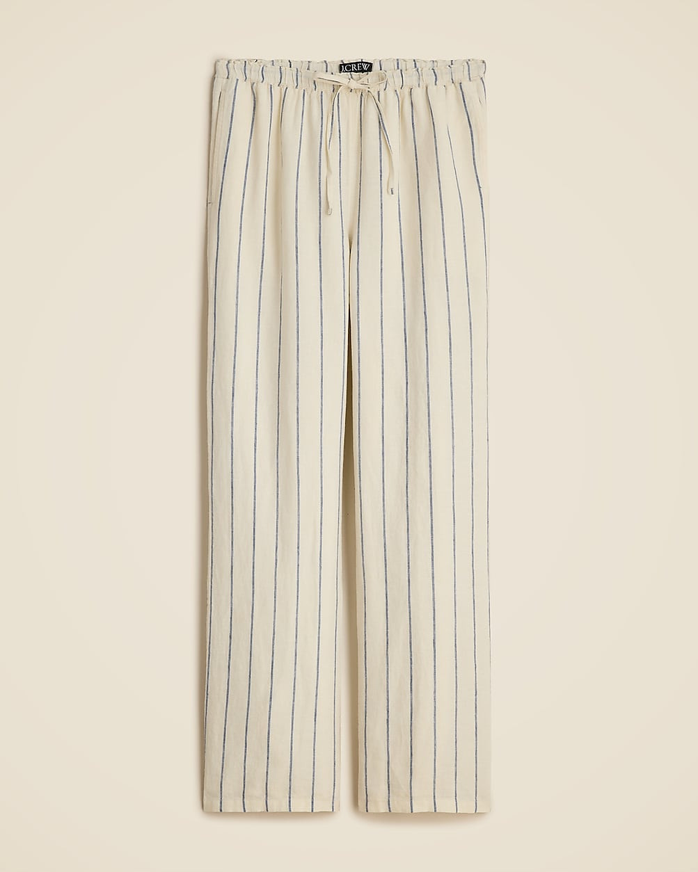 New Soleil pant in striped linen | J. Crew US