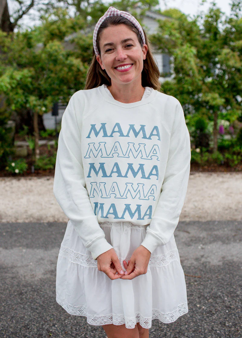 Liz Adams X Alice & Wonder - Mama Classic Crew Sweatshirt | Alice & Wonder
