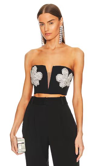 Ambiance Bustier Top in Black | Revolve Clothing (Global)