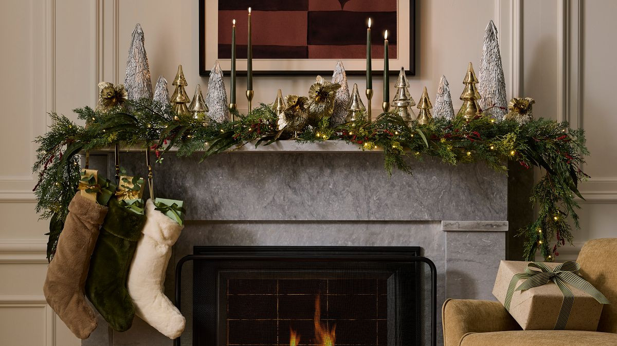 Plush Fur Stockings | West Elm (US)