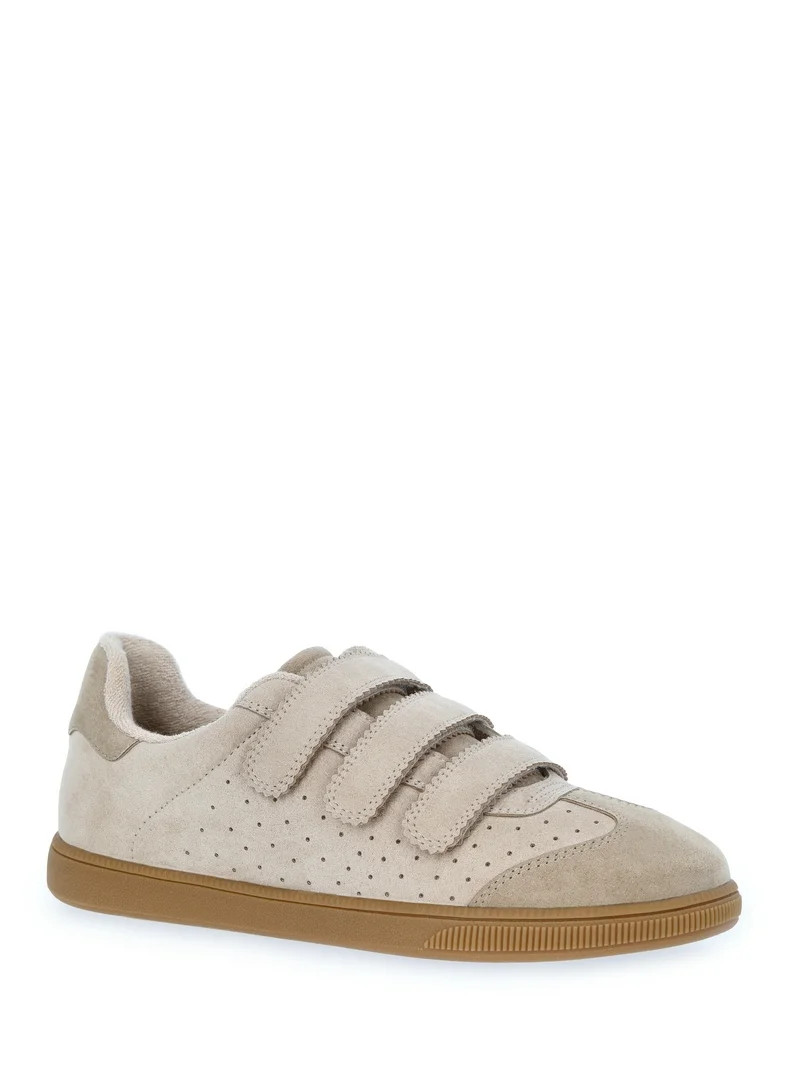 Madden NYC Women's Faux Suede Triple Strap Sneakers | Walmart (US)