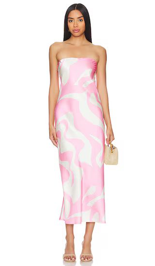 Angel Dress in Pink & White | Revolve Clothing (Global)