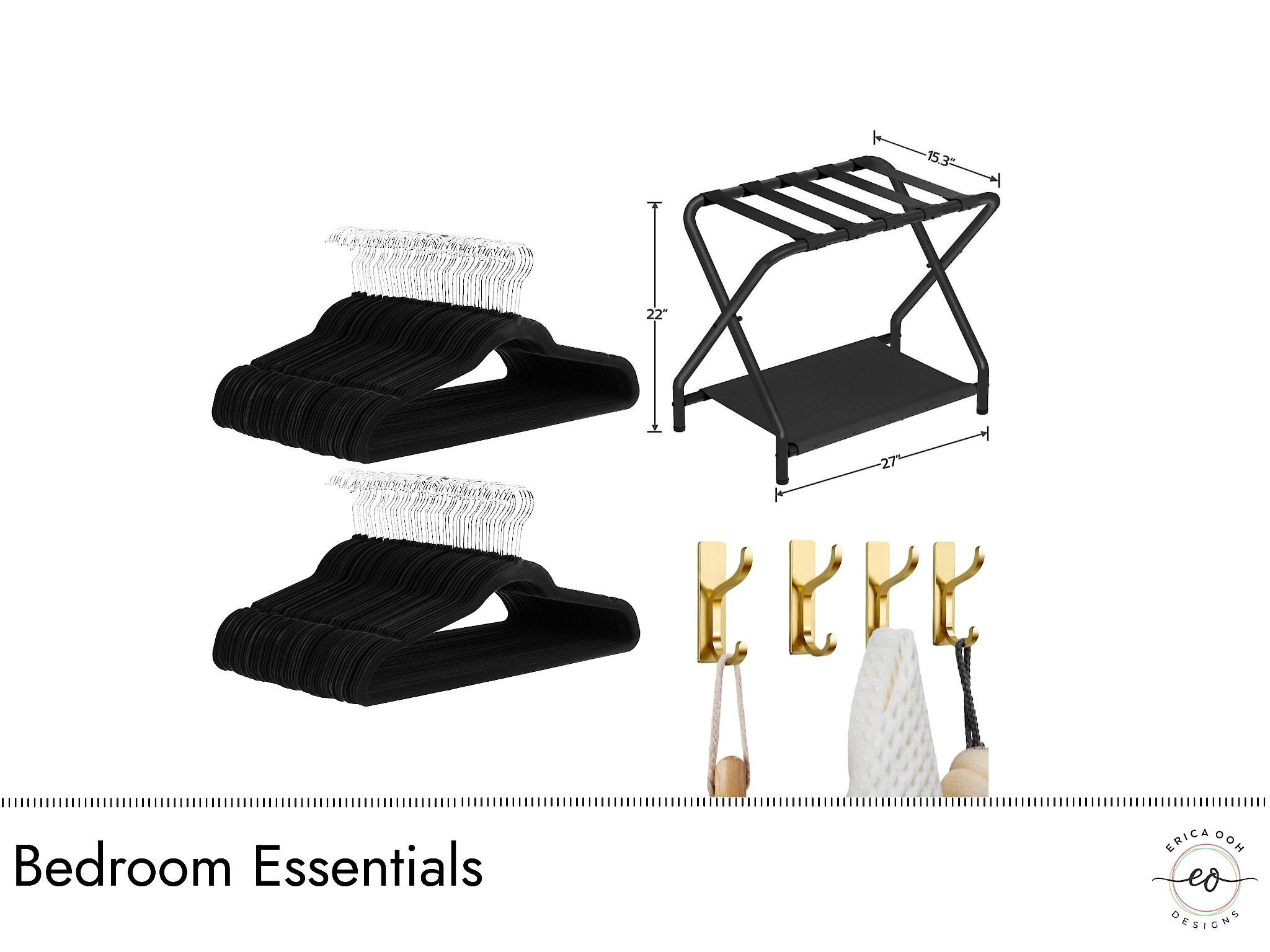 Elevate Your Airbnb Bedroom Setup. These are non-negotiable essentials that elevate your Airbnb bedroom and make it photo-friendly. 

Pro tip: Details like hangers and luggage racks drive guest comfort and show up in reviews more than you’d expect.

#AirbnbBedroom #VacationRentalBedroom #ShortTermRentalHost #AirbnbHostTips #AirbnbEssentials 

 #LTKHome