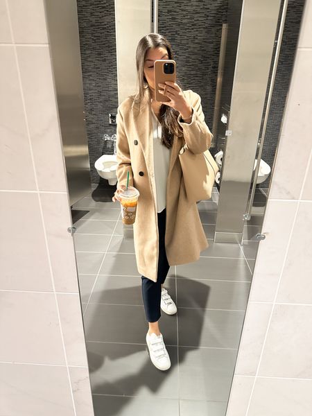 Happy Monday! ✨ happy because I have a coffee in hand and ready to start the week off right! ⭐️🤎 


Petite workwear, petite work outfit, 9-5 outfit, work style, petite work style, petite work pants, dad coat, wool coat, winter work look, veja sneakers, winter work outfit, winter petite work

#LTKworkwear #LTKstyletip #LTKSeasonal
