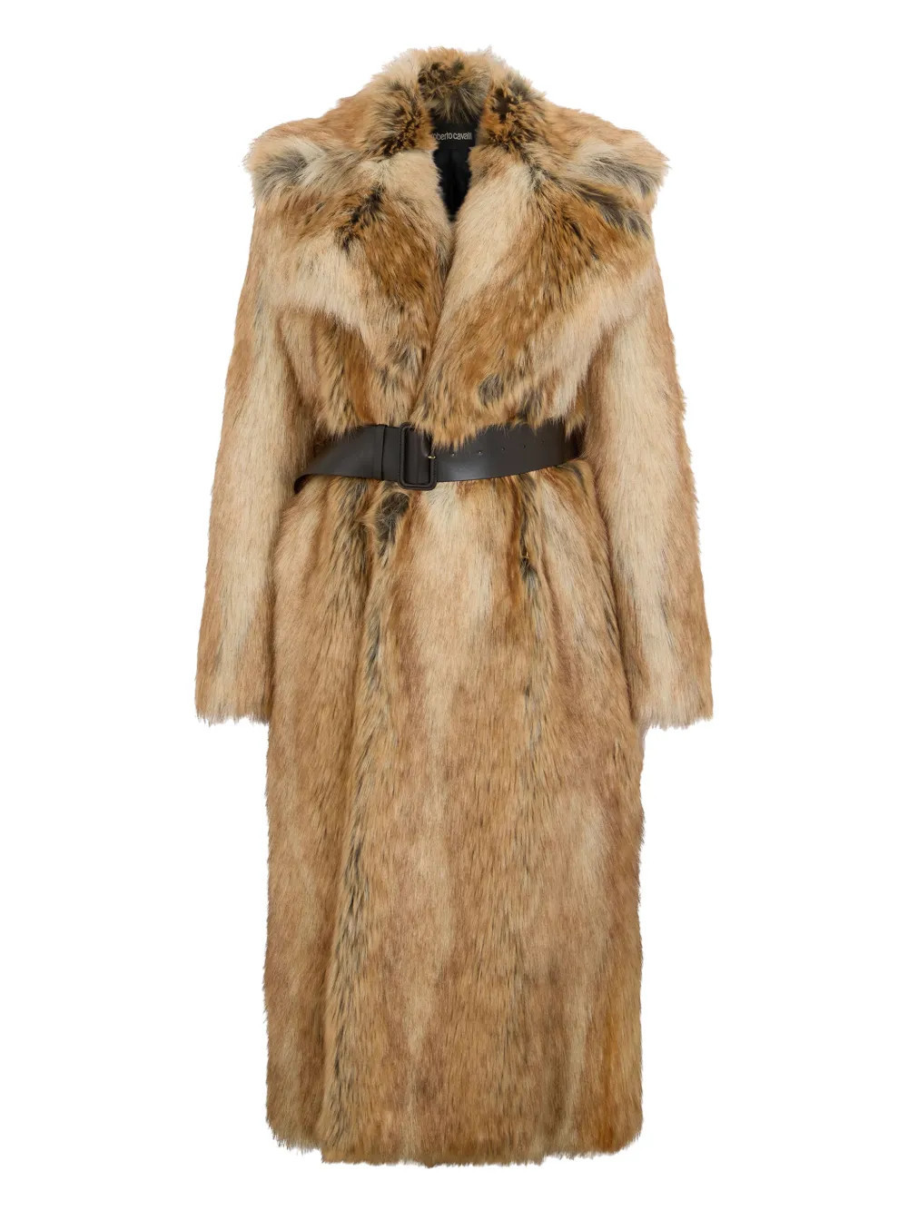 Roberto Cavalli faux fur coat - Brown | Farfetch Global
