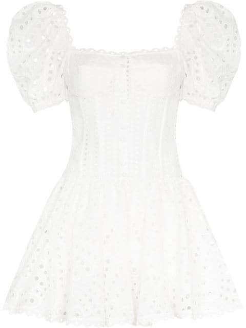 Yara corset-style mini dress | Farfetch (US)