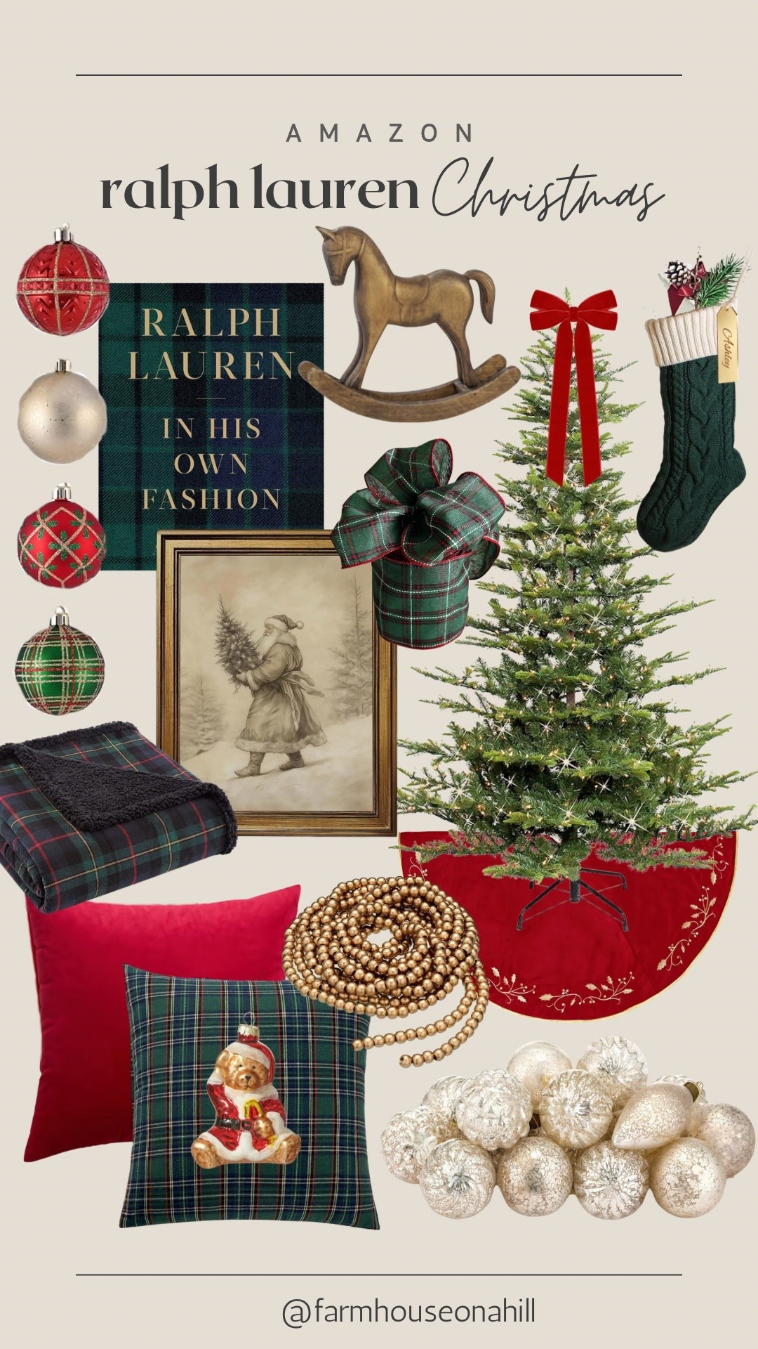 Amazon a Ralph Lauren Christmas decor inspo 



#LTKHome #LTKSeasonal #LTKHoliday