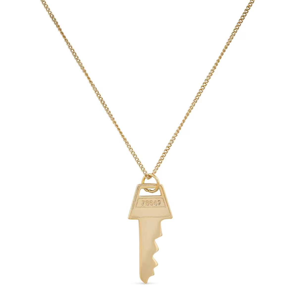 Gold Key Necklace | Wolf & Badger (US)
