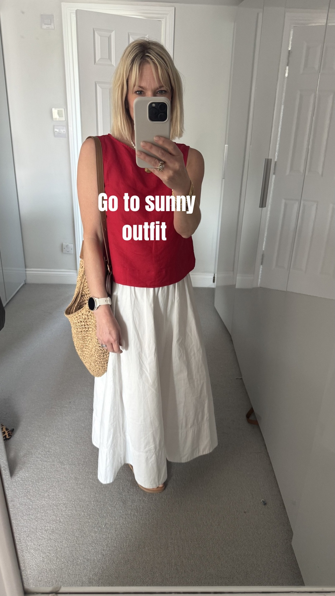One from the other day when the sun was shining but this is a go to outfit for me on hot sunny days. 

A top you don’t need to tuck but is the perfect proportion with a skirt like this. 

A white skirt which has been a staple for me for several summers now. Have linked a couple of options including the Mango one I’ve bought for clients  

My bag Amelia Rose Accessories 

https://ameliaroseaccessories.co.uk/collections/style-by-claire-lopez-x-amelia-rose-accessories

Sandals By Pollyanna 

https://bypollyanna.co.uk/collections/style-by-claire-lopez-x-by-pollyanna

Spring outfit 
Summer outfit 


#LTKspring #LTKsummer #LTKuk